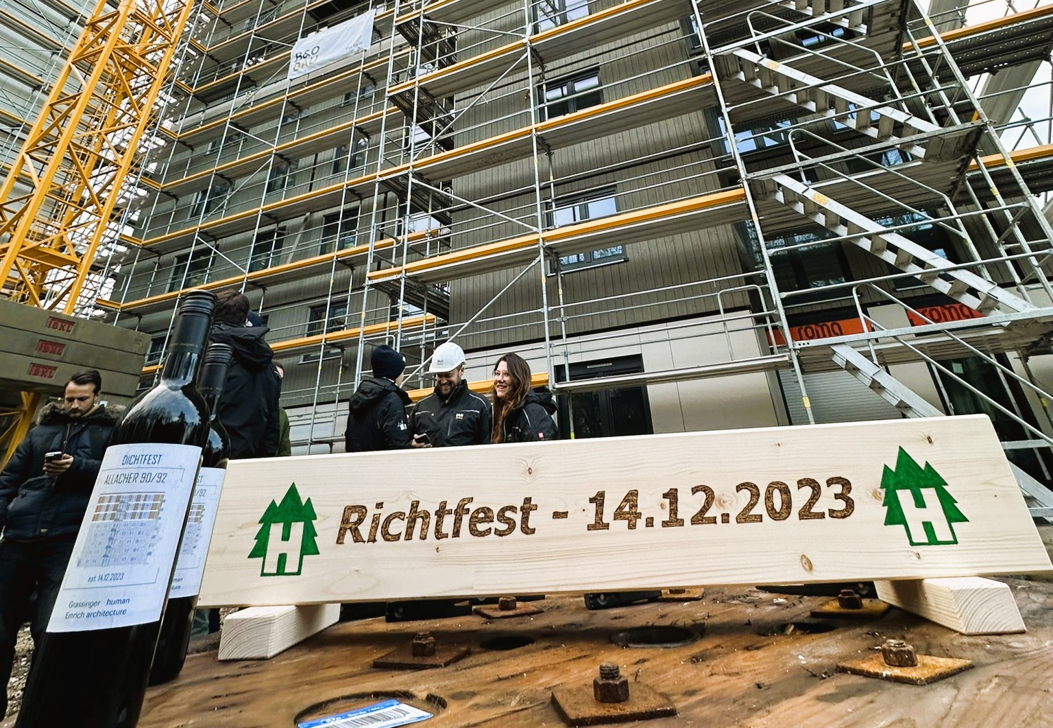 Richtfest Allacher Str 90-92
